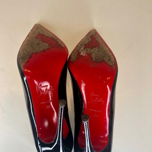 👠Sold Christian Louboutin So Kate Black Patent - Picture 5 of 8